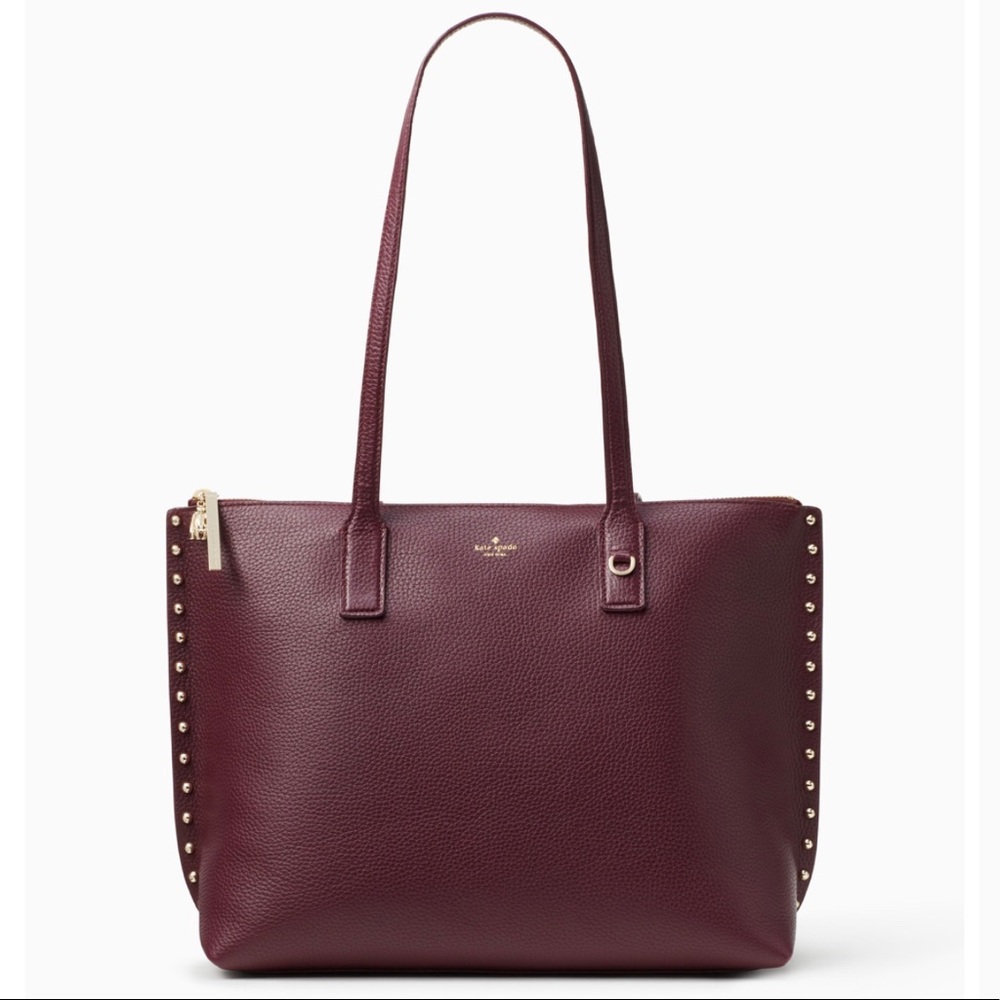 Kate Spade on purpose studded leather tote♠️